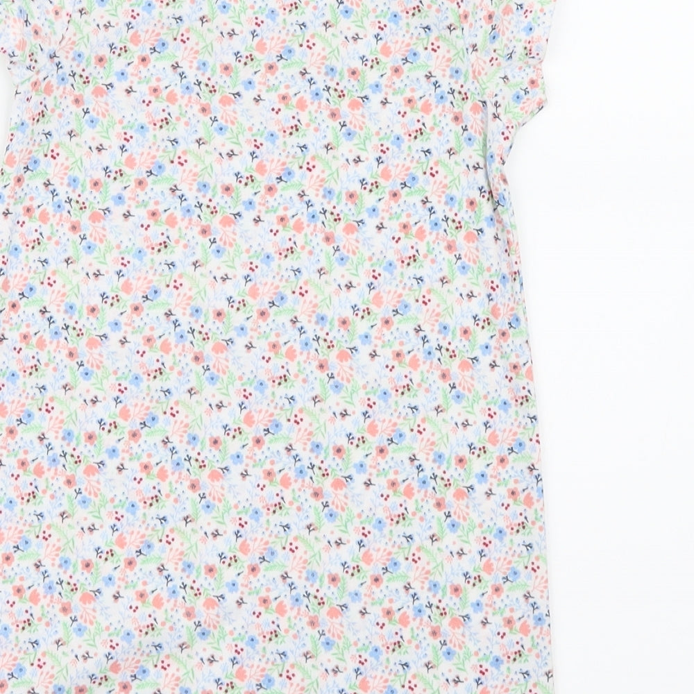 Nutmeg Girls Pink Floral  Shirt Dress  Size 3-4 Years