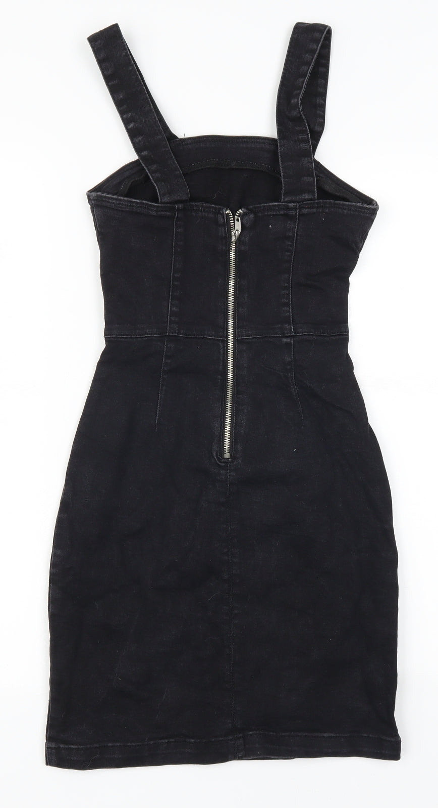 Denim Co Womens Black  Denim Mini  Size 4