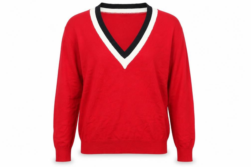 Front view of By Swan women’s red jumper one size