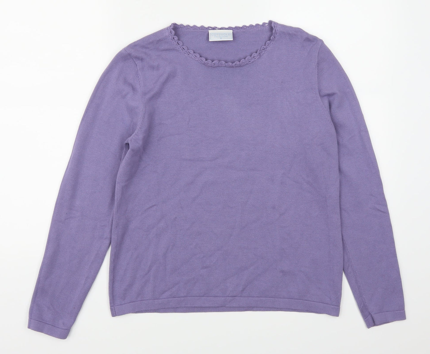 Cotswold Womens Purple   Pullover Jumper Size M