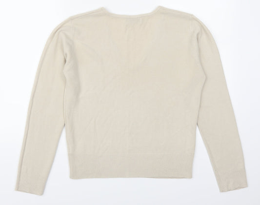 Topshop Womens Beige   Pullover Jumper Size 16