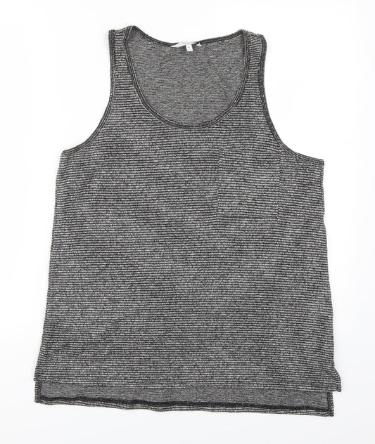 NEXT Womens Grey Striped  Basic Tank Size 12