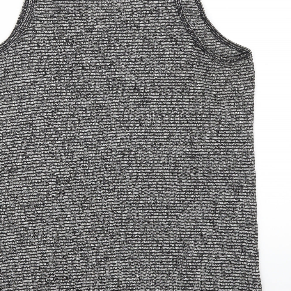 NEXT Womens Grey Striped  Basic Tank Size 12