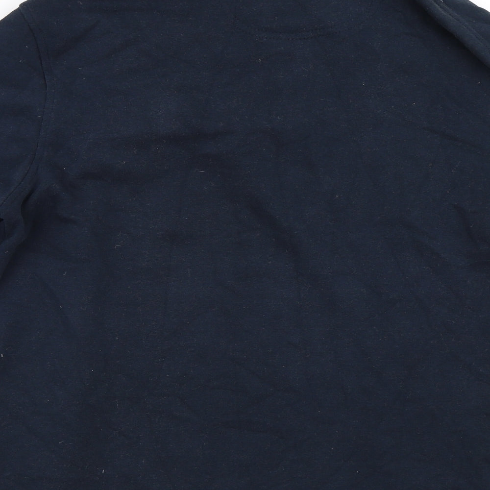 DUNNES Mens Blue   Henley Sweatshirt Size M