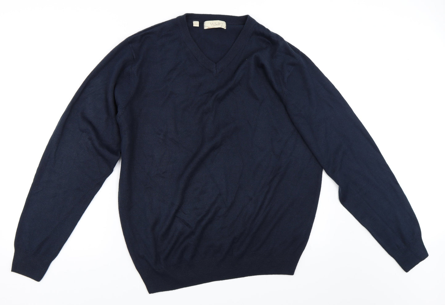 W&B Womens Blue   Pullover Jumper Size L