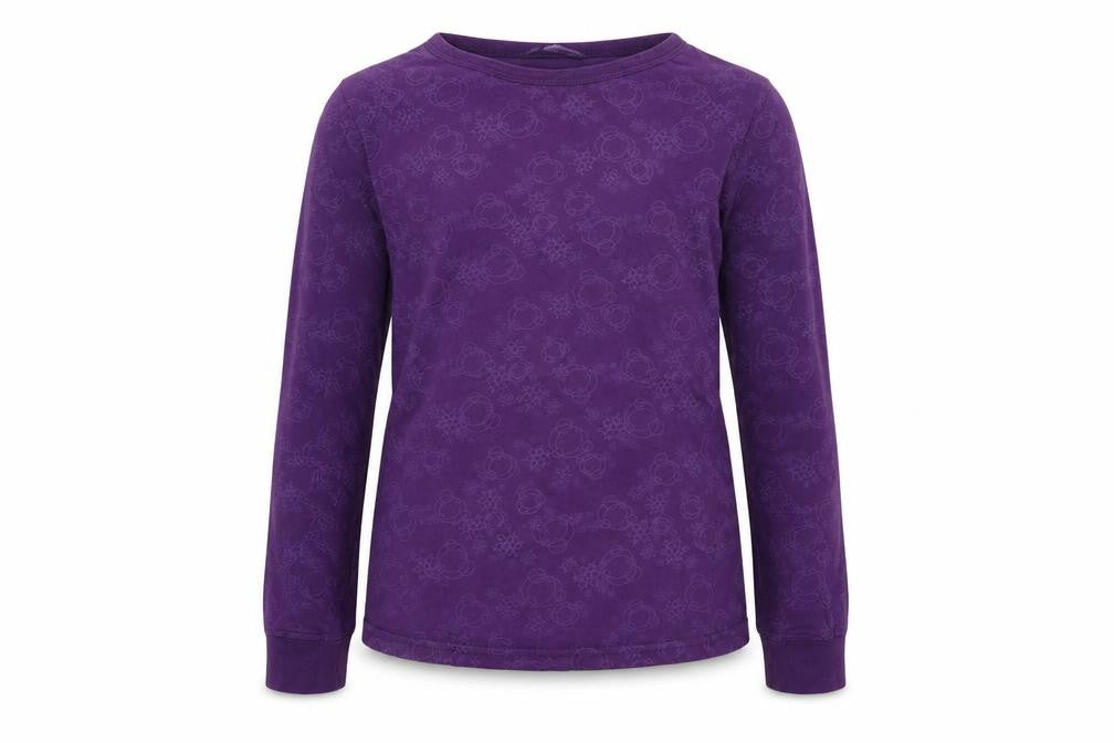 Front view of Preworn girls’ purple pullover sweatshirt, size 10, years