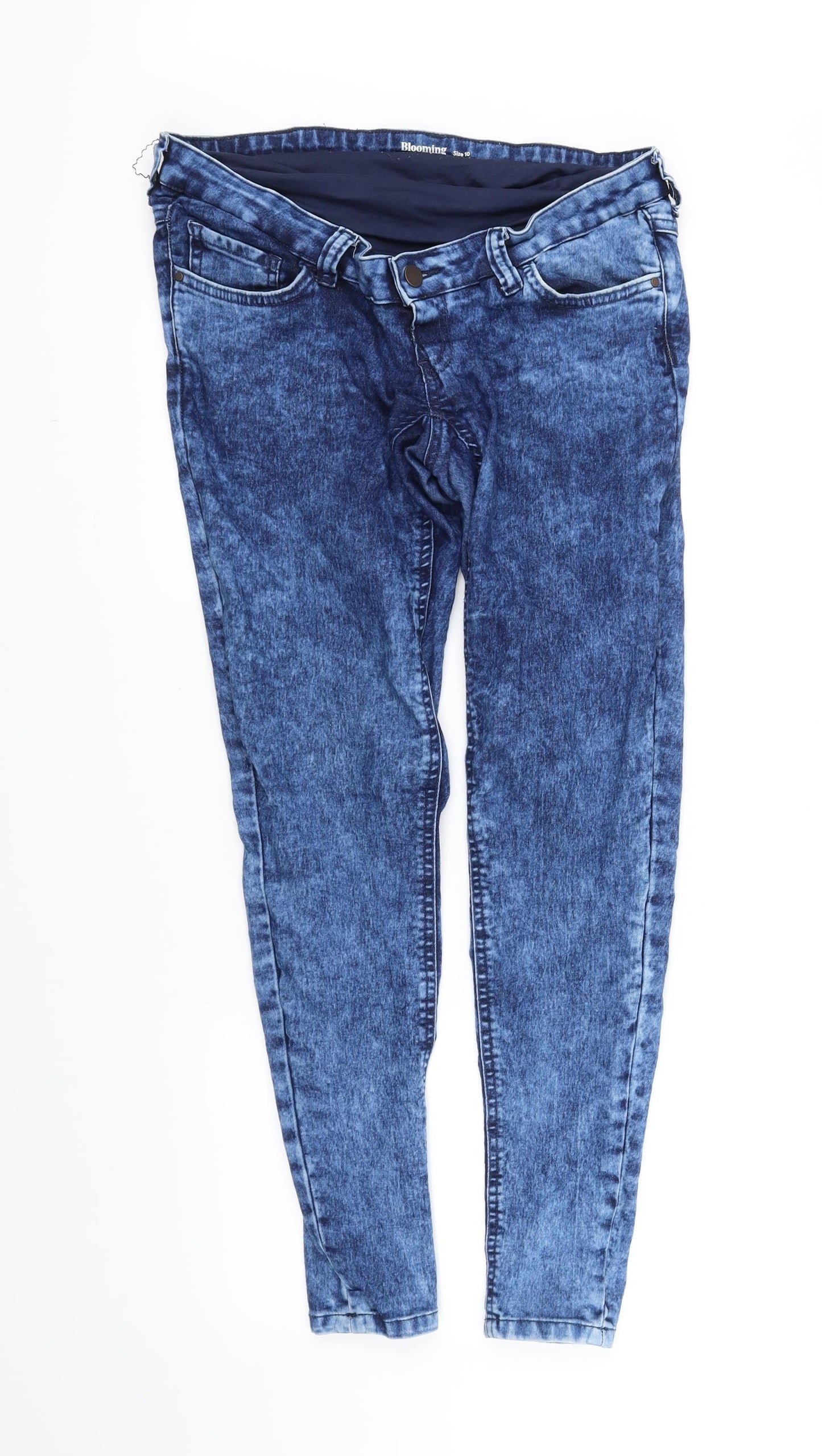 pre worn Womens Blue   Straight Jeans Size 10 L28 in