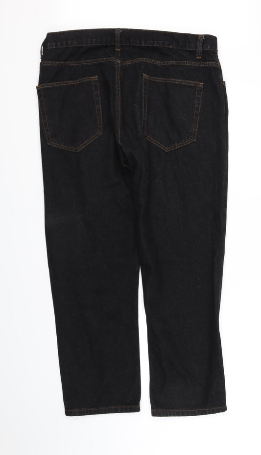pre worn Womens Black   Straight Jeans Size XL L32 in