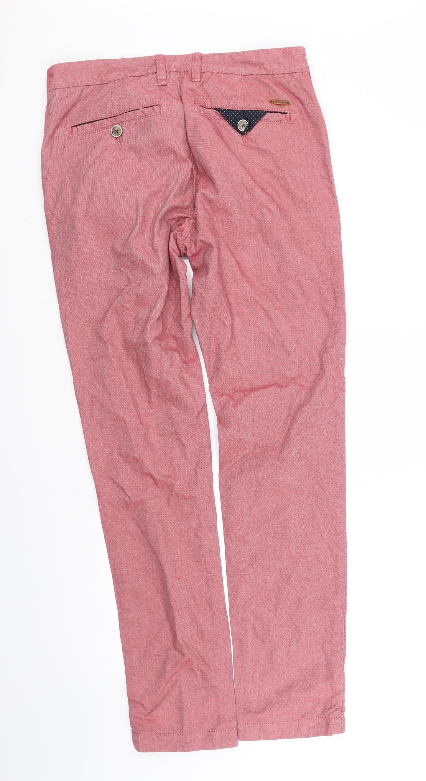Topman Womens Red   Trousers  Size 32 in L34 in