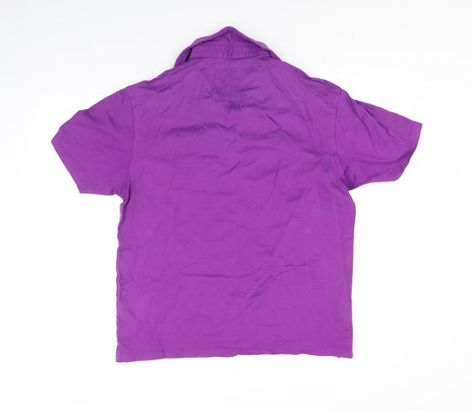 m&s Mens Purple    Polo Size M