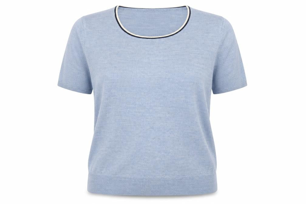 Classics Womens Blue   Basic Blouse Size 16