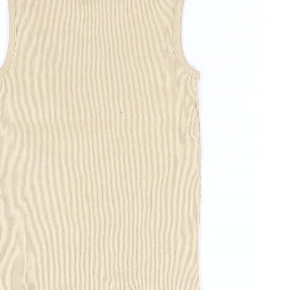 George Girls Beige   Basic Tank Size 6-7 Years