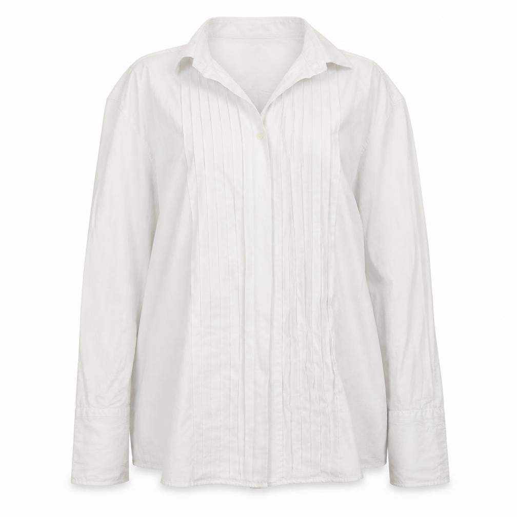 Peter England Womens White   Basic Button-Up Size XL