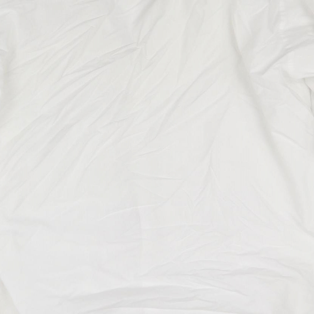 Peter England Womens White   Basic Button-Up Size XL