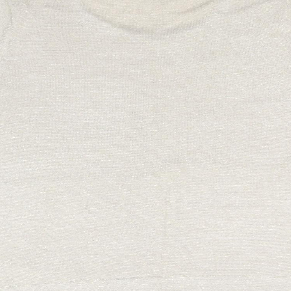 Classic Womens Beige   Basic T-Shirt Size 16