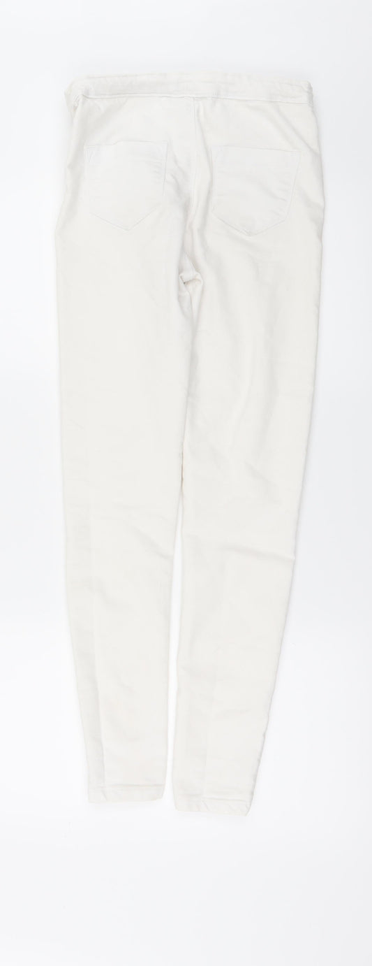 Candy Couture Girls White  Denim Skinny Jeans Size 13 Years