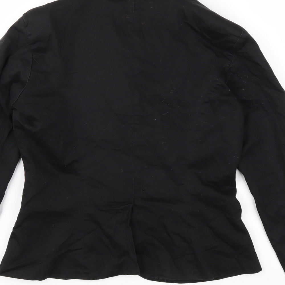 Bershka Womens Black   Jacket Blazer Size M