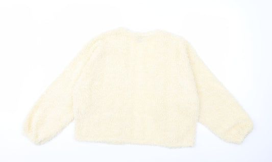 New Look Womens Ivory   Cardigan Jumper Size M