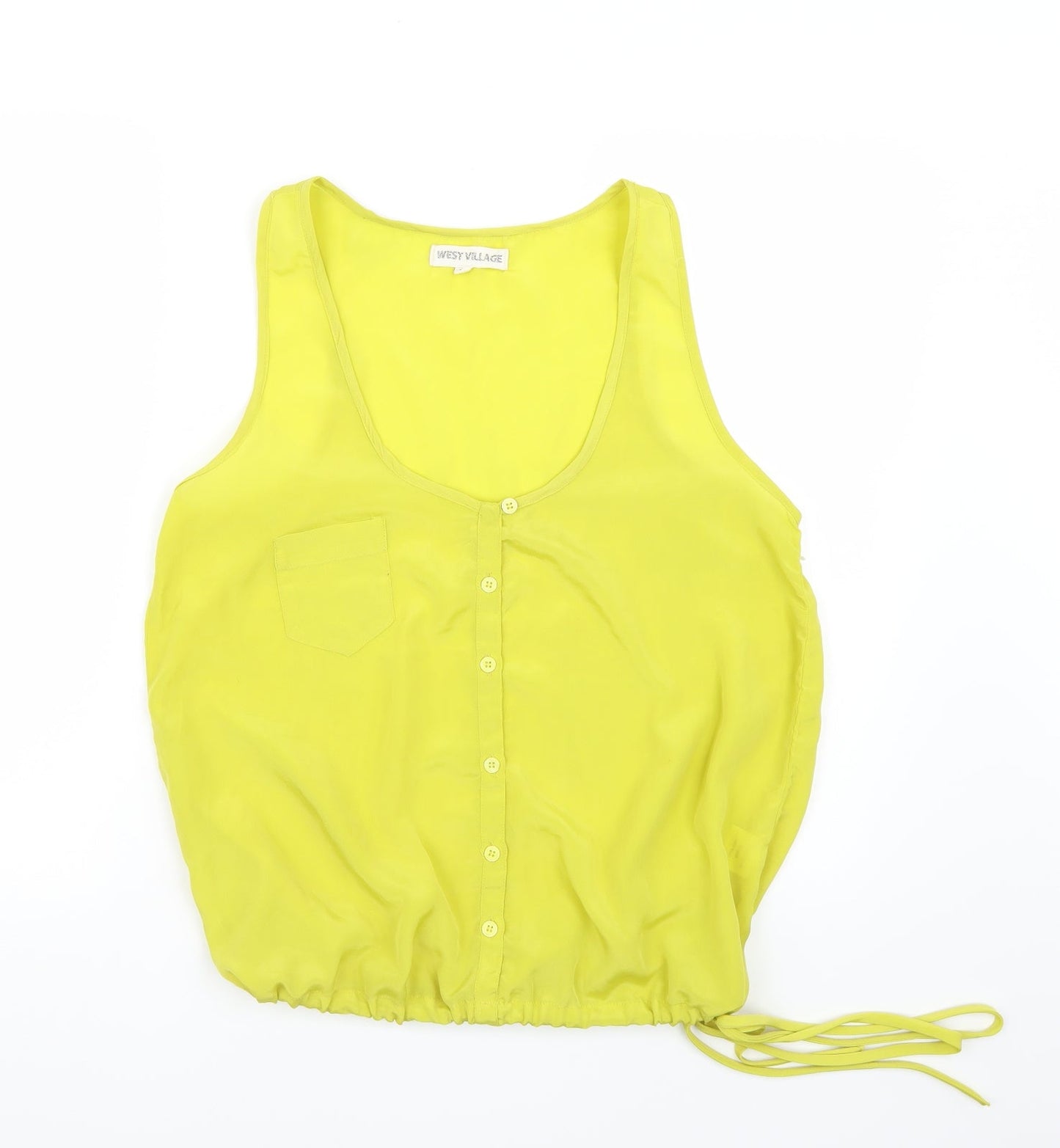 West village Womens Yellow   Basic Tank Size 12