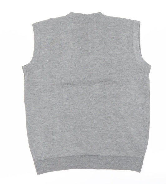 night walker Mens Grey   Pullover Jumper Size 2XL