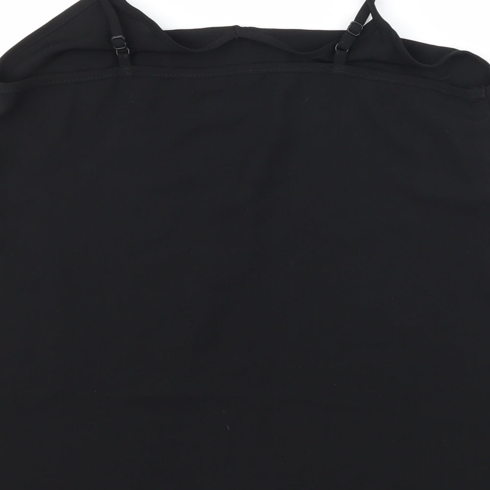 Very Womens Black   Camisole T-Shirt Size 8