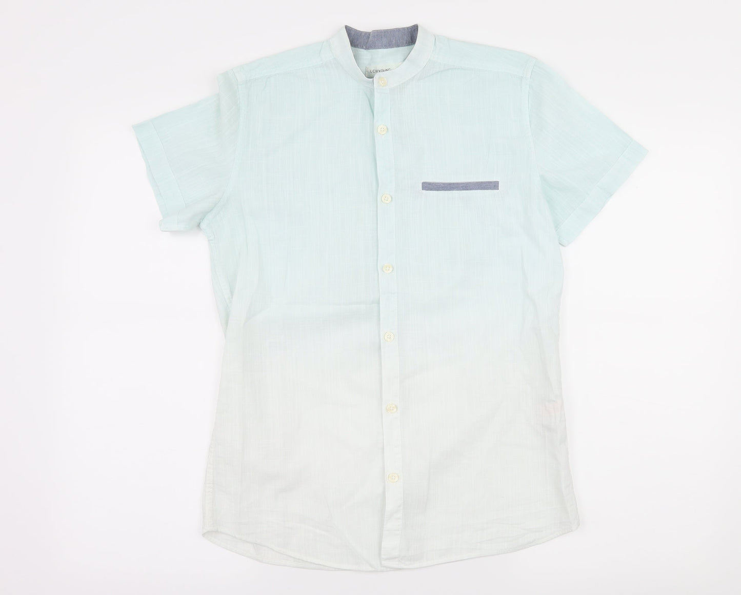 LCW Young Mens Blue    Button-Up Size XS  - Dip dye