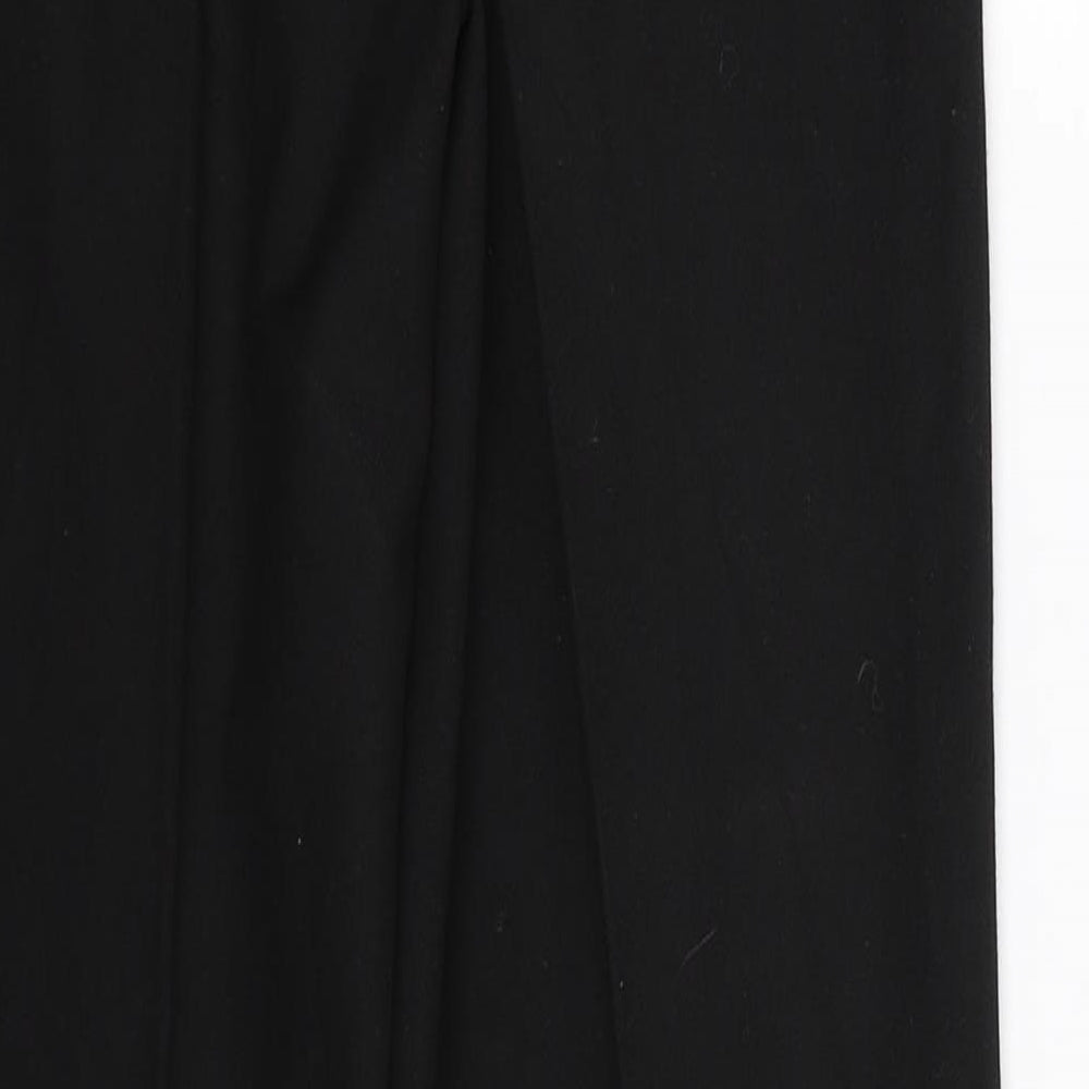 Asaf Womens Black   Dress Pants Trousers Size 28 in L28 in