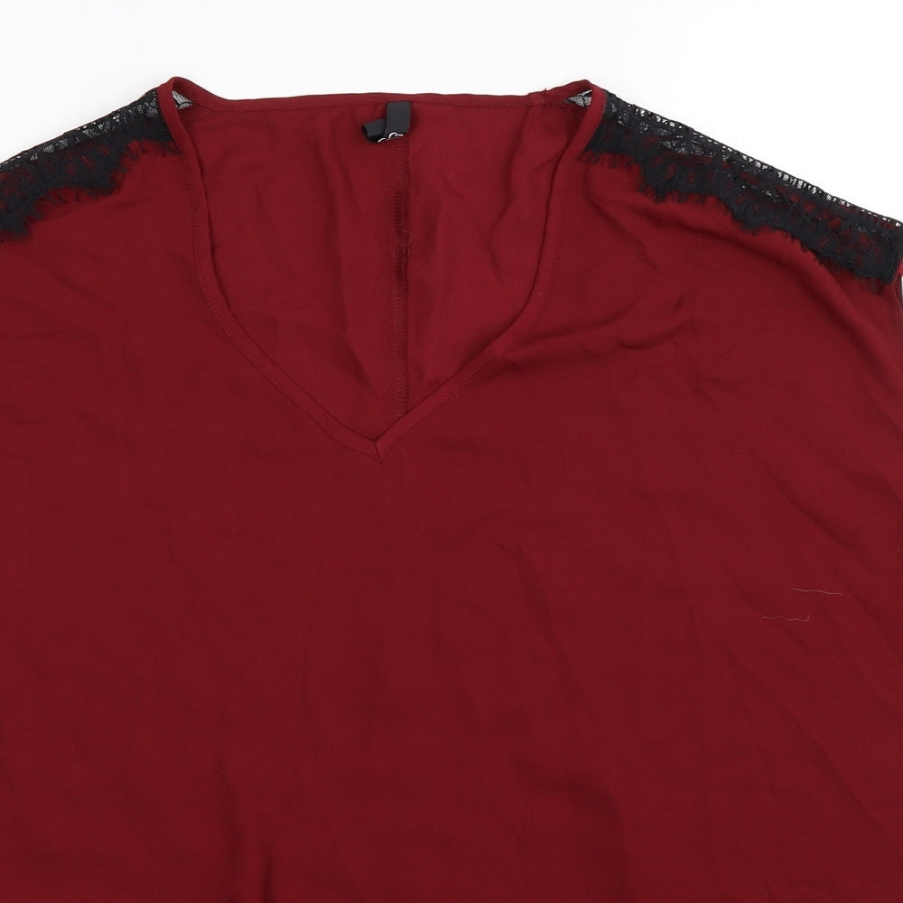 Arcadia Womens Brown   Basic Blouse Size 18