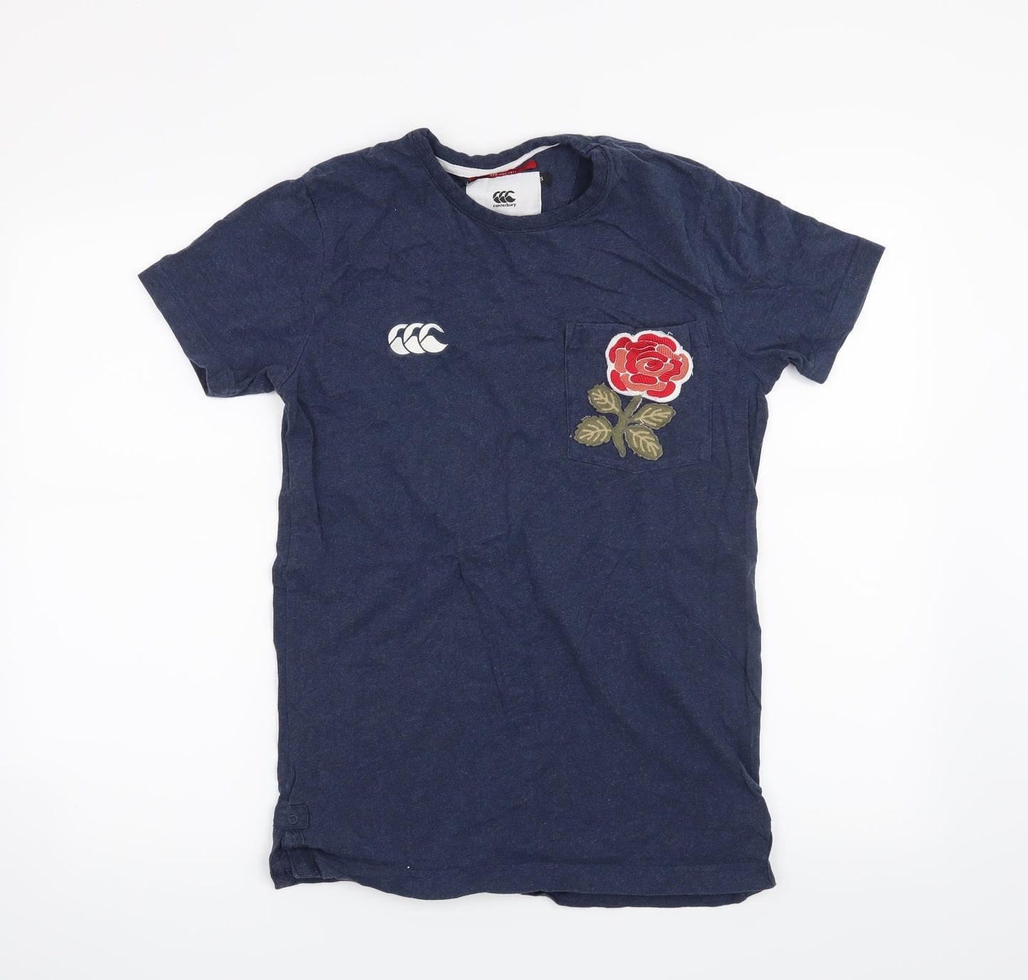 Canterbury Mens Blue    T-Shirt Size S