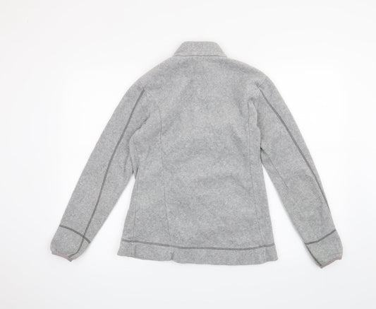 DECATHLON Womens Grey   Full Zip Sweatshirt Size S