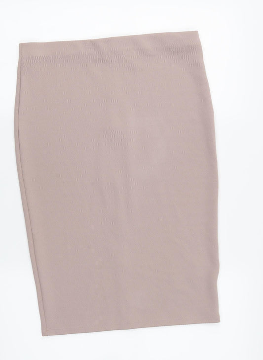 Warehouse Womens Pink   A-Line Skirt Size 10