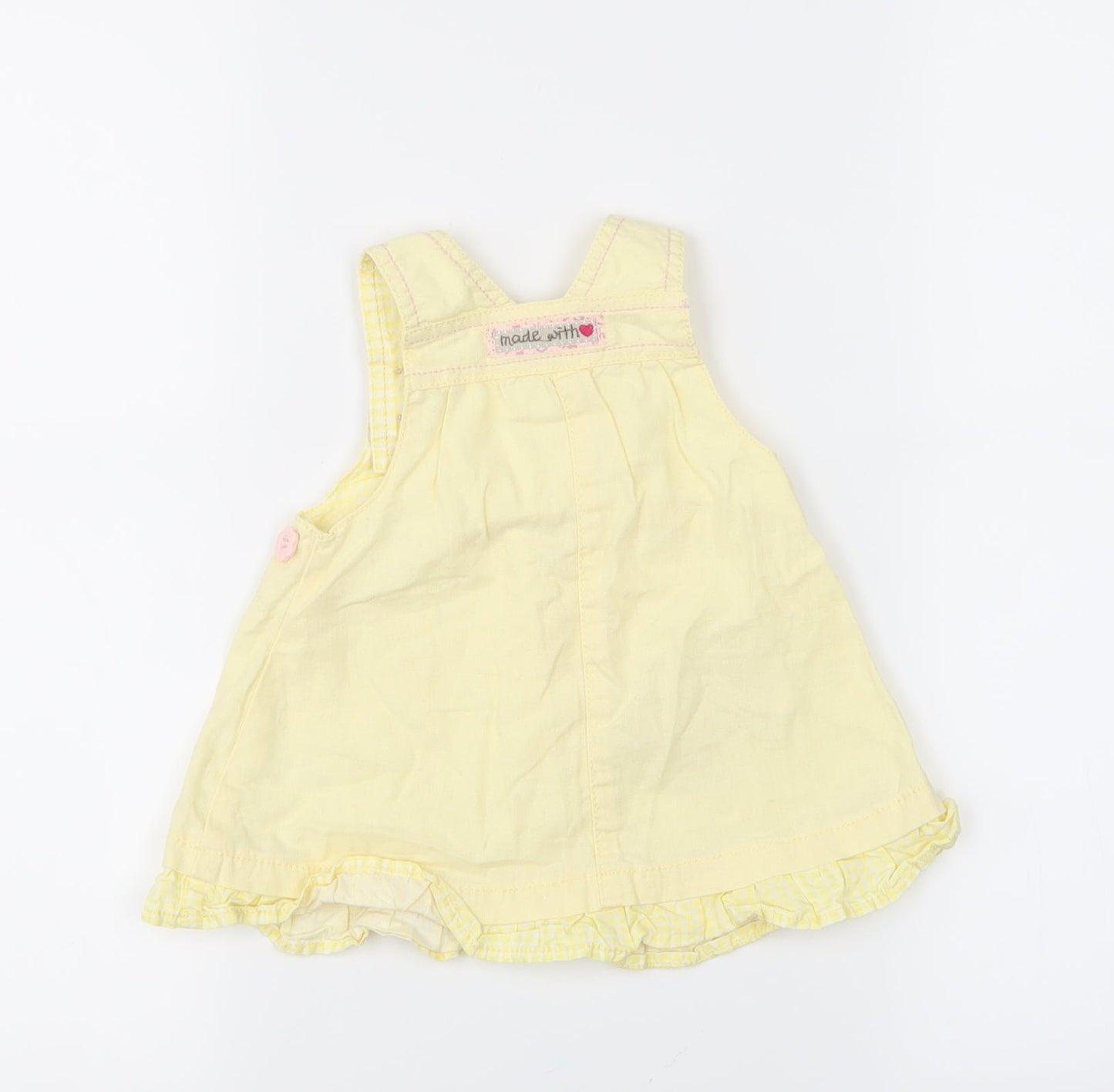 NEXT Girls Yellow Animal Print  Fit & Flare  Size 18 Months