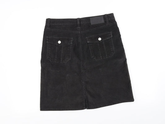 Preworn Womens Black   A-Line Set Size 10