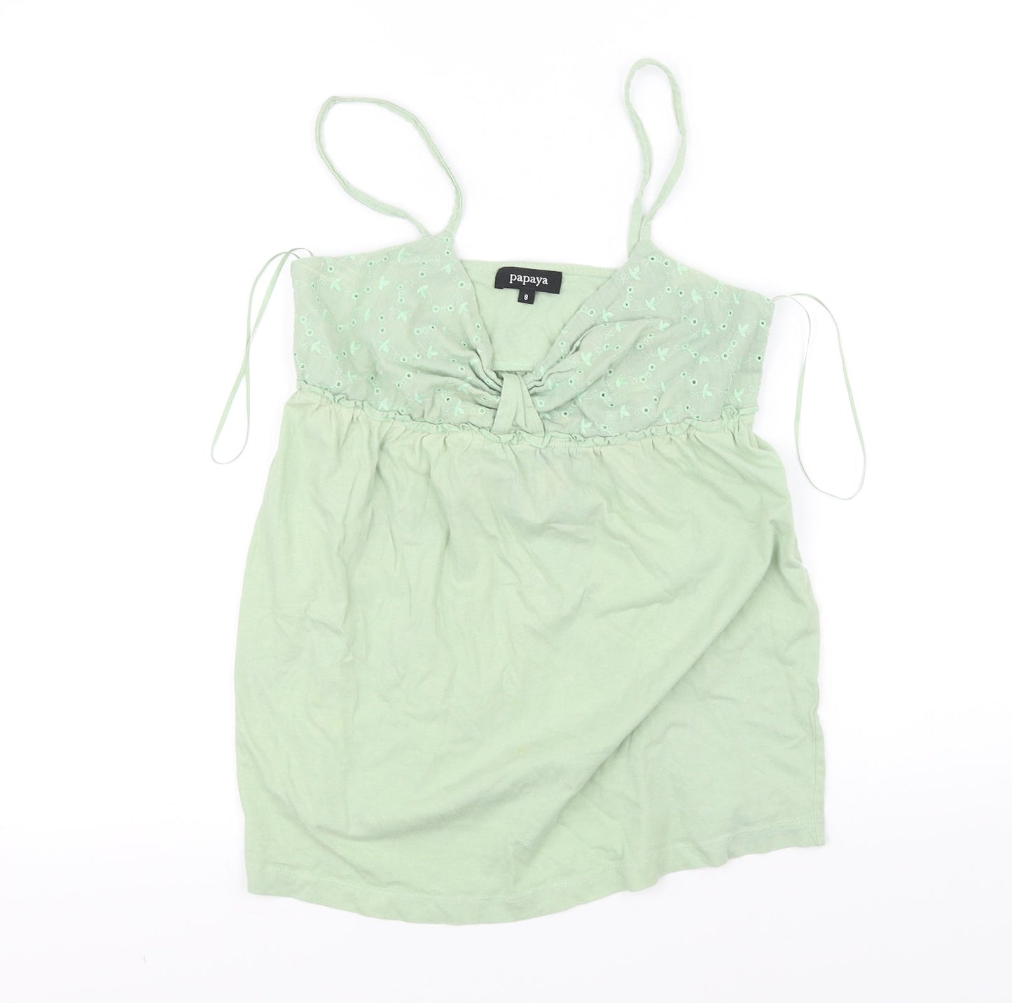 Papaya Girls Green   Basic T-Shirt Size 8 Years