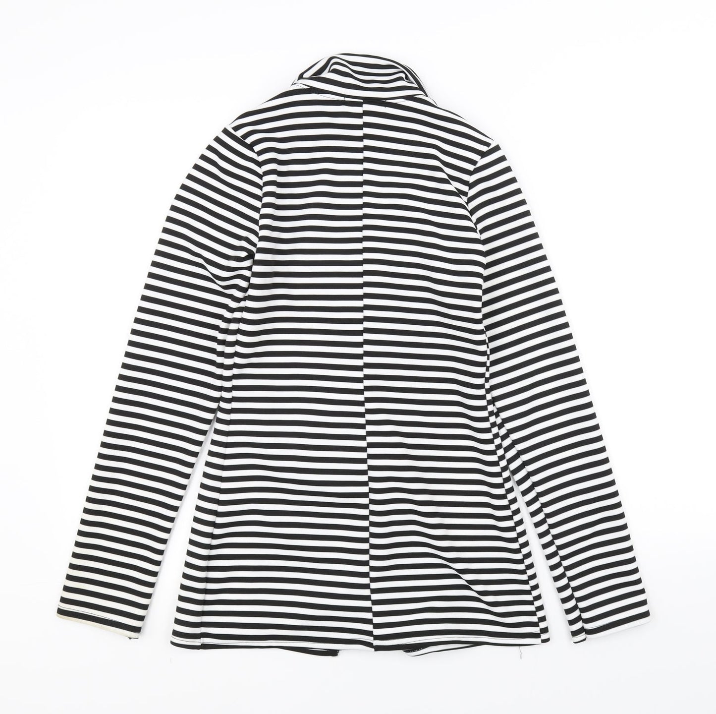 Lustre Womens Black Striped  Jacket  Size 8