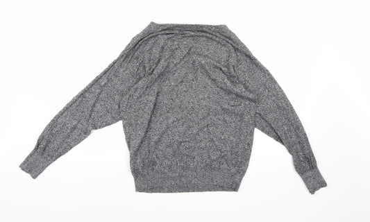 Marks and Spencer Womens Grey  Knit Pullover Jumper Size 8