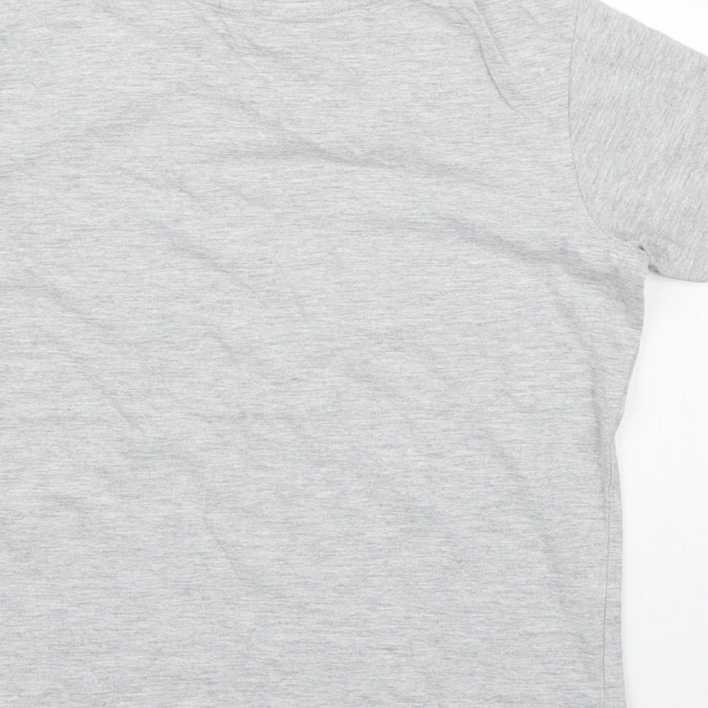 George Boys Grey   Basic T-Shirt Size 9-10 Years