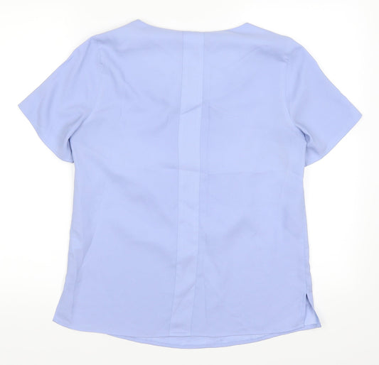 Clads Scotland Womens Purple   Basic Blouse Size 8