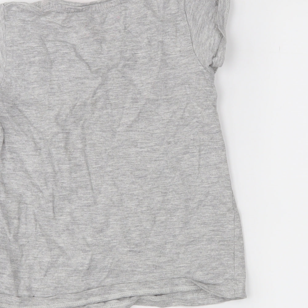 Primark Girls Grey   Basic T-Shirt Size 5-6 Years
