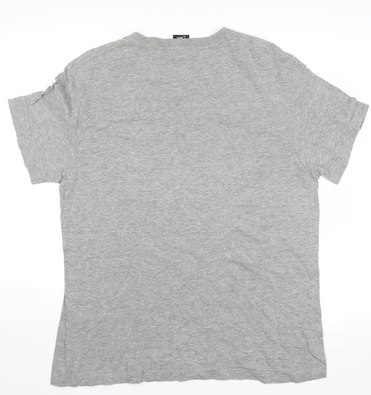 cotton soul Mens Grey    T-Shirt Size M  - new york