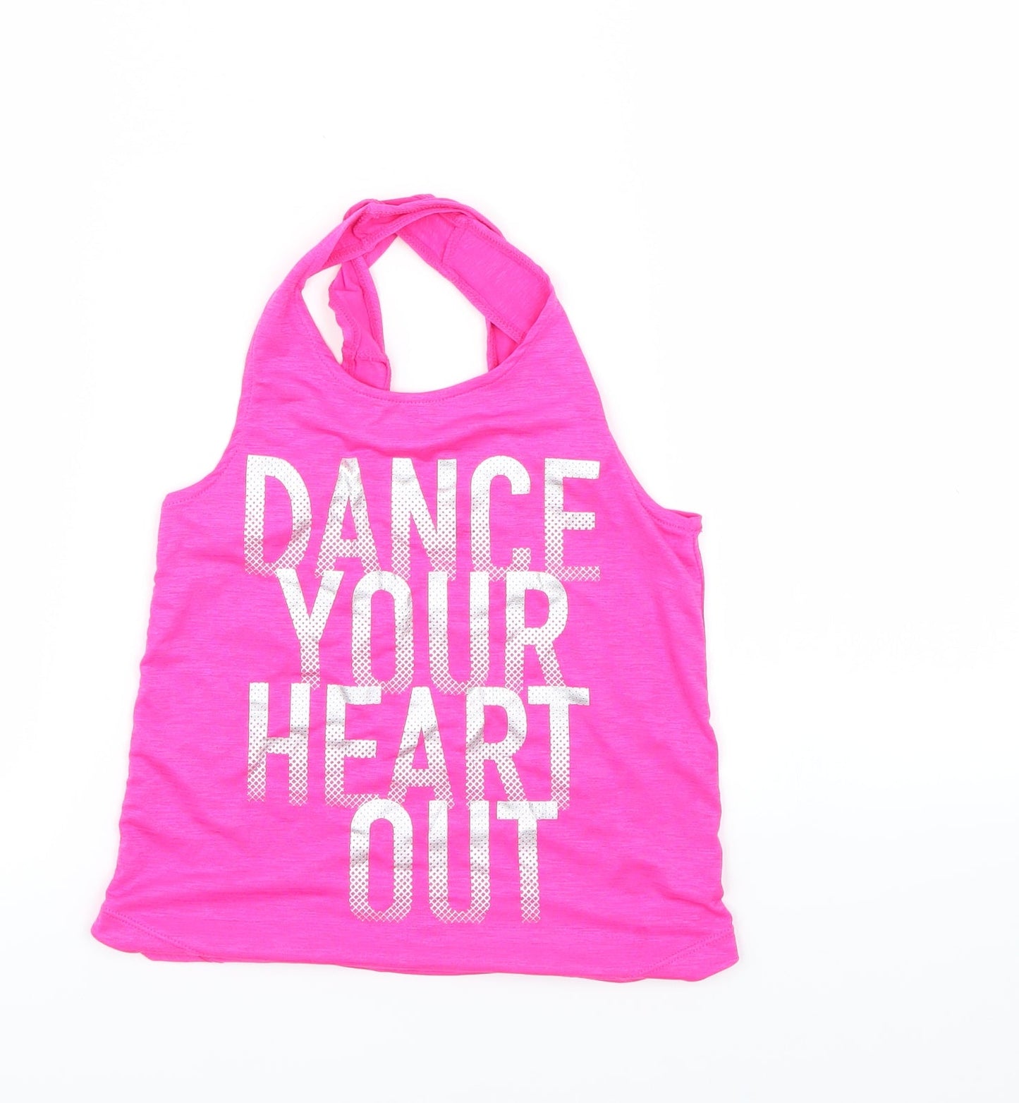 TU Girls Pink   Basic Tank Size 6 Years