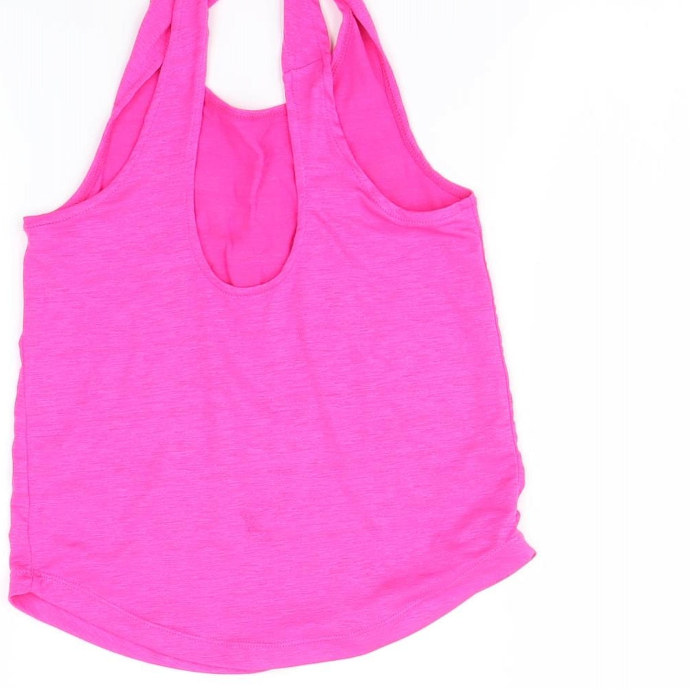 TU Girls Pink   Basic Tank Size 6 Years