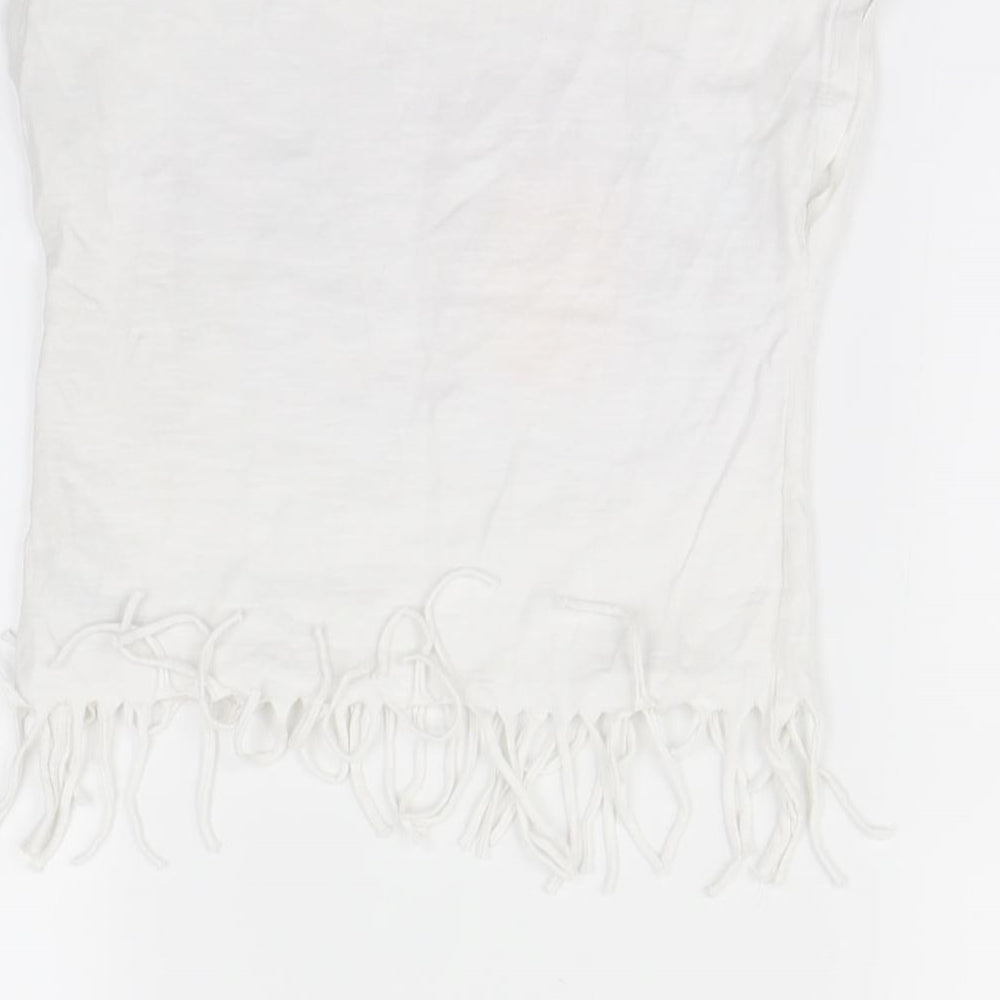 Nutmeg Girls White   Basic T-Shirt Size 6 Years