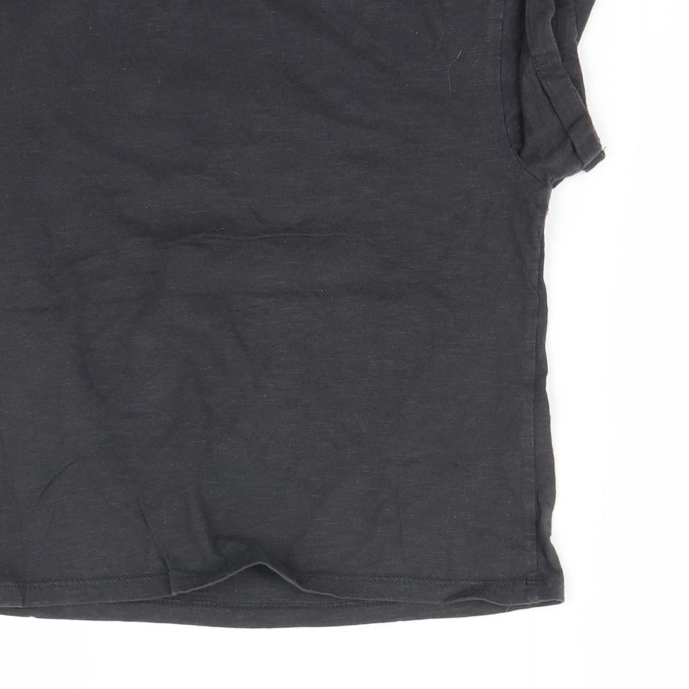 Next  Girls Black   Basic T-Shirt Size 7-8 Years