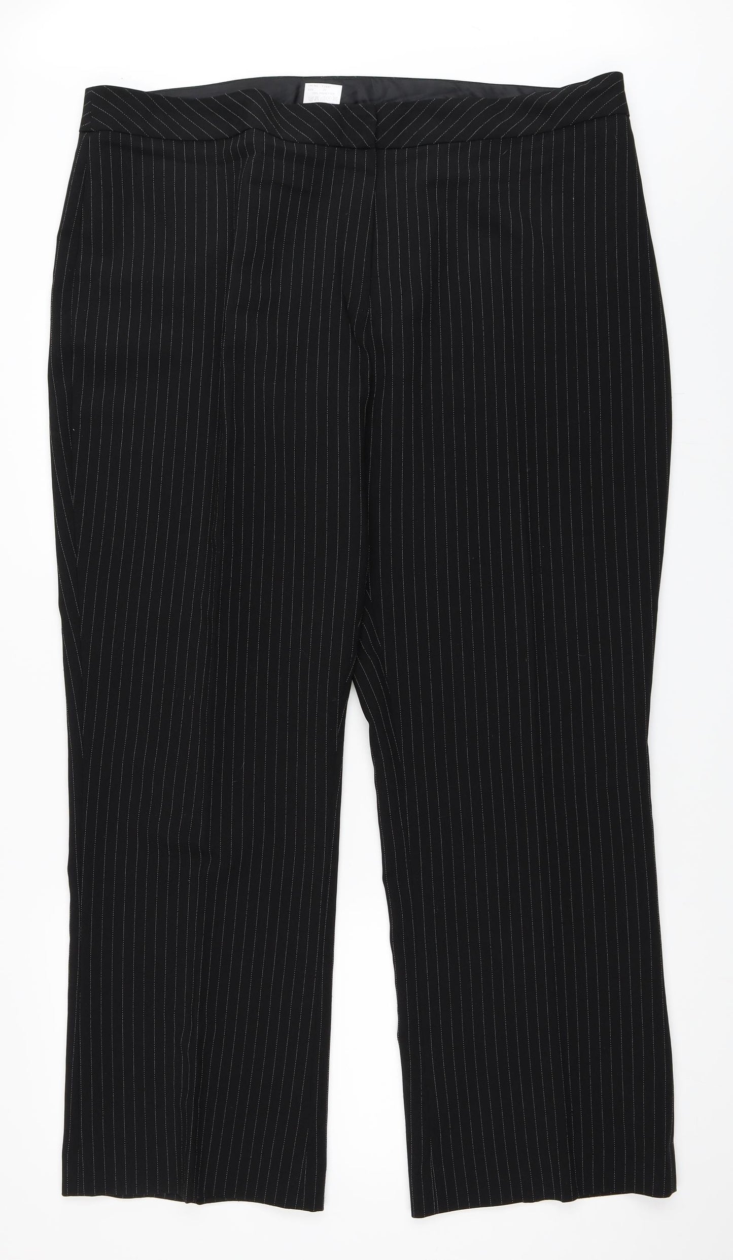 Agenda Womens Black   Trousers  Size 22 L30 in