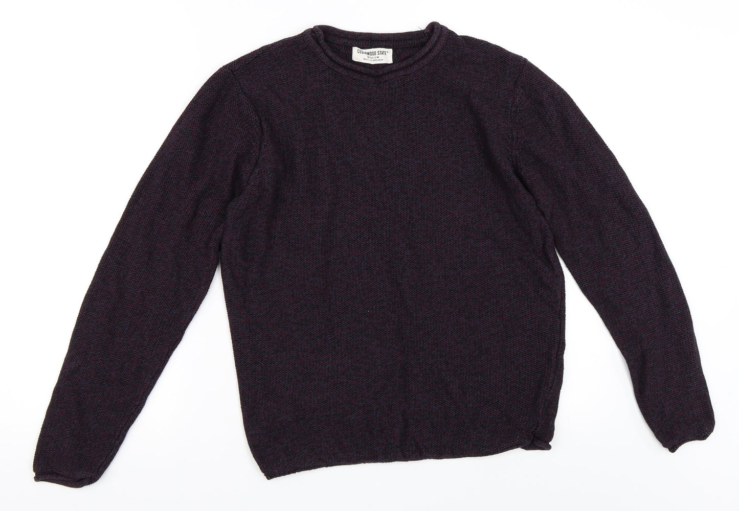 Cedar Wood State Mens Purple   Pullover Jumper Size M