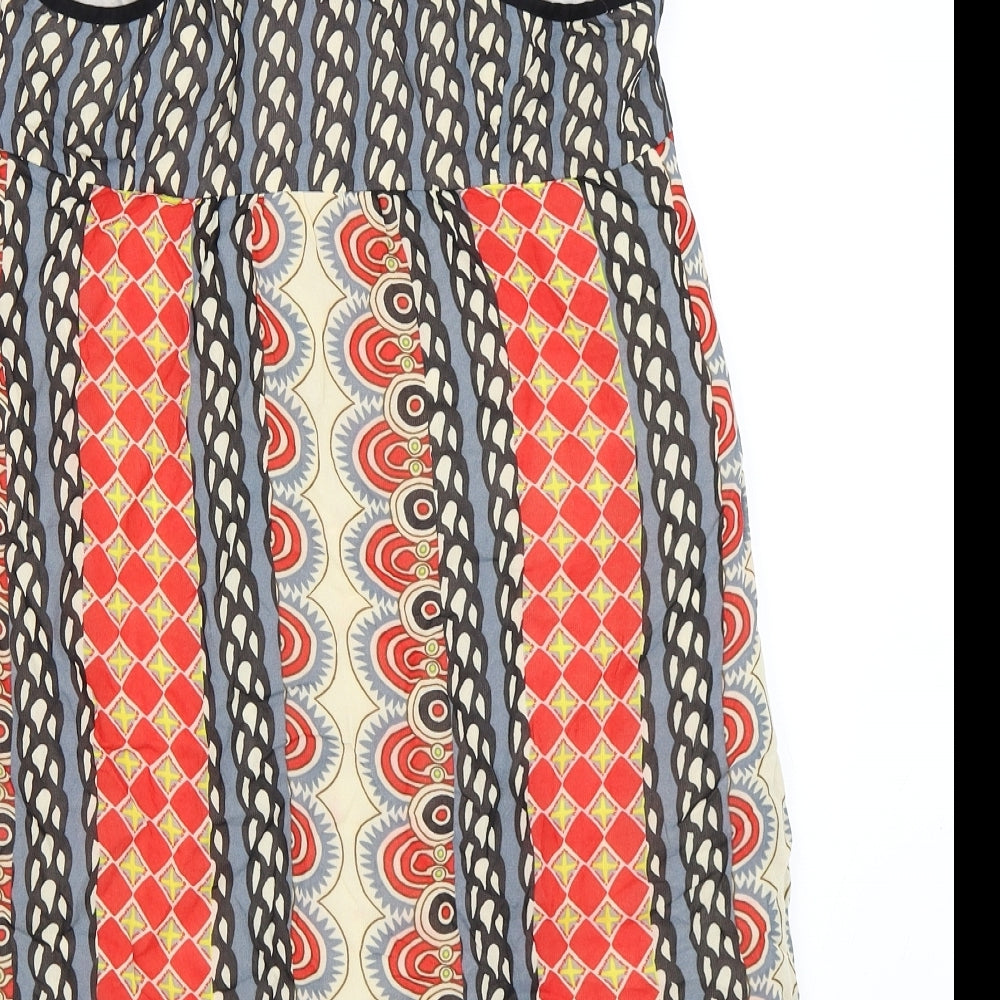 NEXT Womens Red Geometric  Shift  Size 12