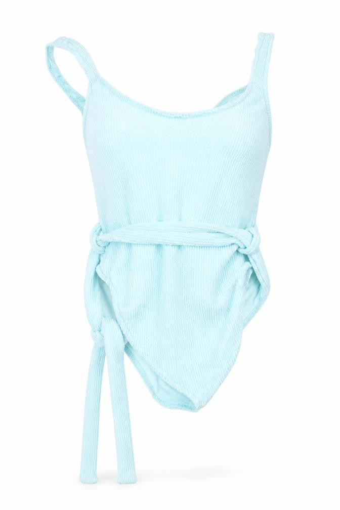PRETTYLITTLETHING pretty littl thing Womens Blue   Basic Tank Size 8