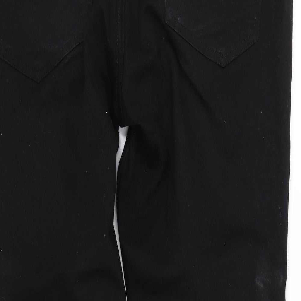 pre worn Womens Black   Straight Jeans Size L L30 in