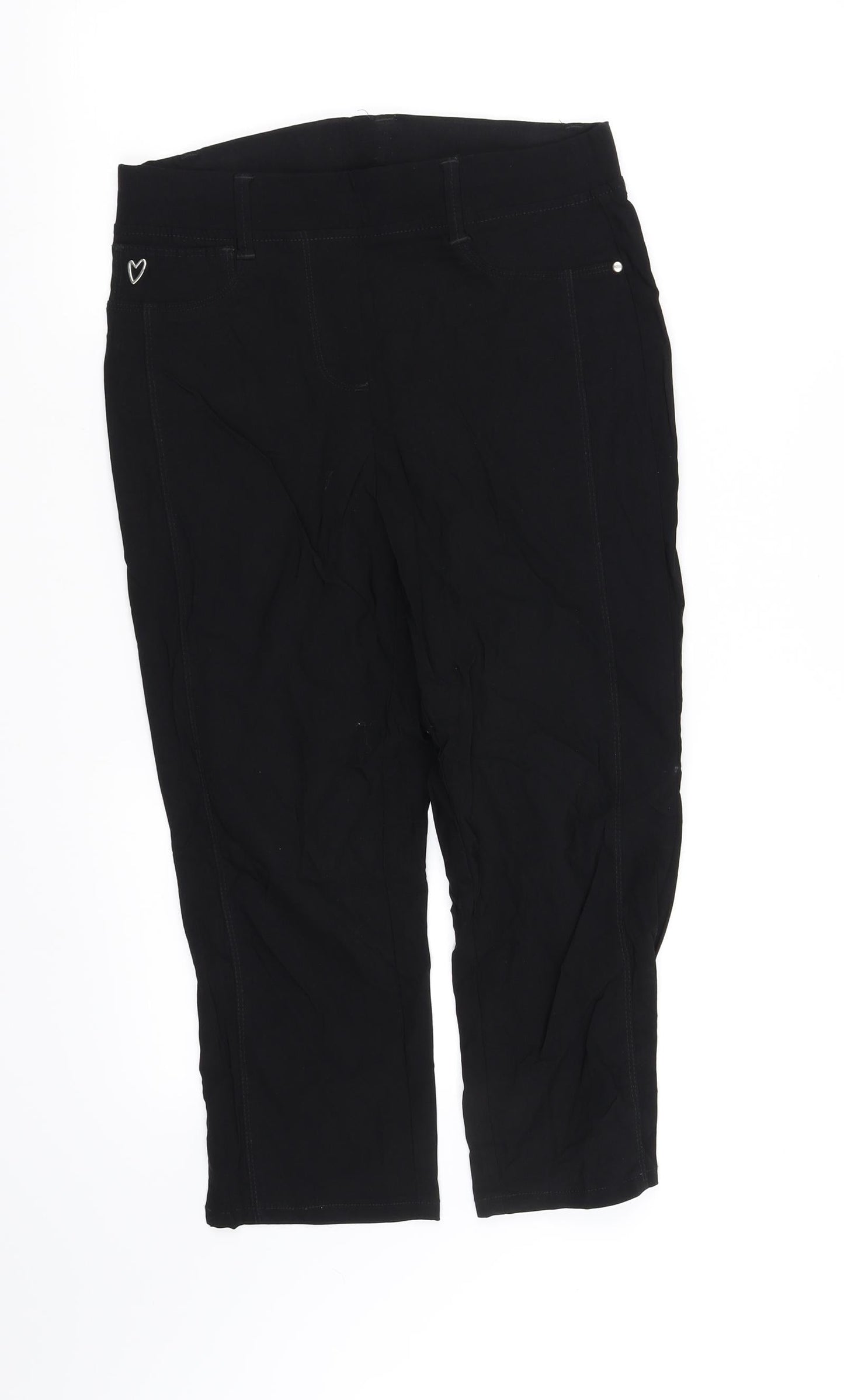 pre worn Womens Black   Trousers  Size 8 L24 in